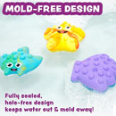 Tub Works® Tub Poppers™ Popping Kids & Toddler Bath Toys, 3 Pack | Push, Poke, Squish & Pop it Fidget Toys for The Bathtub | Irresistible Bubbles with Satisfying 'Pops' | Multi Sensory Kids Bath Toys by TinyTreasures Baby Boutique