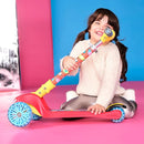 Jetson Character Kids Kick Scooter, LED Lights on Stem & Light-Up Wheels, Lightweight Frame, Height-Adjustable Handlebar, Lean-to-Steer System, Easy-Fold Mechanism by TinyTreasures Baby Boutique
