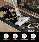 Halloween Kitchen Mat Set of 2, Spooky Spider Web Ghosts Boo Halloween Decor, Halloween Rug for Floor, Indoor Home Decor with Non-Slip Backing,17 x 29 Inch & 17 x 47 Inch by CozyNest Decor