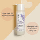 The Honest Company Silicone-Free Conditioner | Gentle for Baby | Naturally Derived, Tear-free, Hypoallergenic | Lavender Calm, 10 fl oz by TinyTreasures Baby Boutique
