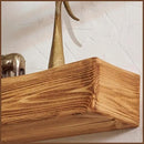 Handmade Fireplace Mantel Shelf 48", Extra Wide Rustic Wood Mantles for Over Fireplace, Wall Mounted Floating Mantel Shelves for Living Room Decor (Light Rustic, 48Lx6Hx8D) by CozyNest Decor
