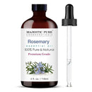 Majestic Pure Rosemary Essential Oil with Glass Dropper - Huge 4 Fl Oz - 100% Pure and Natural Rosemary Oil - Premium Grade Essential Oils for Diffuser, Aromatherapy, Soap and Candle Making by CozyNest Decor