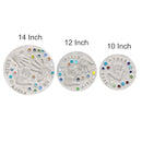 Large DIY Stepping Stone Kit, Handprint Stepping Stone, Mother's Day Gift, Footprint Stepping Stone (12 inch) by TinyTreasures Baby Boutique