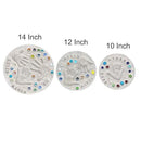 Large DIY Stepping Stone Kit, Handprint Stepping Stone, Mother's Day Gift, Footprint Stepping Stone (10 Inch + Stamp Set) by CozyNest Decor