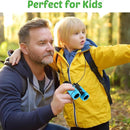 Hiboom 16 Set Kids Binoculars Bulk Shockproof Folding Children Mini Compact Binoculars Compass Magnifying Glass for 3-12 Years Boys Girls Kids Bird Watching Camping Outdoor Play by TinyTreasures Baby Boutique