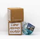 Luke Adams Handmade Glass Gazing Balls for Garden on Clearance – Hand Blown Glass Gazing Ball for Yard Décor – Decorative Garden Globe (Recycle Teal) by CozyNest Decor