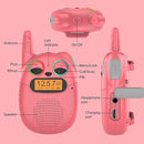 Walkie Talkies for Kids Rechargeable, Christmas Birthday Gifts for Girls Age 3-9,Easy to Use Kids Walkie Talkies,Spy Games Toys for 3 4 5 6 7 8 9 10 12 Year Old Girl with USB Chargeable Battery 2 Pack by TinyTreasures Baby Boutique