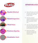 Playz 5pc Kids' Play Tents & Tunnels - Ball Pit for Toddlers, Basketball Hoop, Crawling Tubes, Pop-Up Playhouses, Baby Obstacle Course for Indoor or Outdoor Use by TinyTreasures Baby Boutique