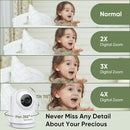 bonoch MegaView Baby Monitor, 10" Video Monitor with 2 Cameras, 10000mAh Battery, Quad Split Screen Baby Monitor with Camera and Audio, VOX Mode, Auto Night Vision, Remote PTZ, Hack Proof by TinyTreasures Baby Boutique