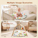 Montessori Baby Play Mat for Early Learning, Tummy Time Playmat, Activity Mat with 5 Development Zones, for Motor Skills & Sensory Development, Baby Essentials Gift by TinyTreasures Baby Boutique