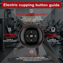 TISSCARE 5-in-1 Electric Cupping Massager Kit – 12-Level Temperature & Suction Control for Muscle Relaxation, Includes 2 Replaceable Cups by CozyNest Decor