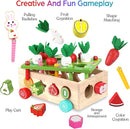 Toddlers Montessori Wooden Educational Toys for Baby Boys Girls Age 1 2 3 Year Old, Shape Sorting Toys 1st One First Birthday Girl Gifts for Kids 1-3, Wood Preschool Learning Fine Motor Skills Game by TinyTreasures Baby Boutique