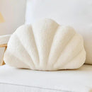 Seashell Throw Pillows, Shell Shaped Throw Pillows, 18 Inch Soft Home Decorative Pillow Plush Cushion for Bed Couch Living Sofa Room Decor Accent Throw Pillow (Beige 18Inch) by CozyNest Decor