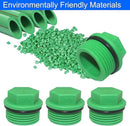 30 Pieces 3/4" PT Male Threaded PPR PPR End Cap Plug Pipe Fittings Garden Hose Irrigation Water Tubing Stopper Prevent Leakage Choke Plug
