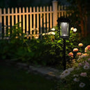 EcoGreen Outdoor Pathway Solar Light, 4pcs Pack,Garden Patio Balcony Walk Way Lights, Aluminum Leg, 5000K Daylight, IP65 Waterproof, 2.44*13.4in by CozyNest Decor