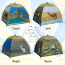 Kids' Alpaca Tent - Fun Pop-Up Playhouse for Boys and Girls - Easy Setup, Indoor/Outdoor Adventure Tent - 47" x 47" x 43" by TinyTreasures Baby Boutique
