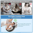 Baby Lounger,Pillow with Safety Straps, Dual-Function Removable Machine-Washable Pad, Lightweight & Portable（Gray） by TinyTreasures Baby Boutique