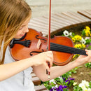 Vangoa 3/4 Violin Beginner Acoustic Violin Fiddle Three Quarters Starter Set for Students with Violin Case, Rosin, Shoulder Rest, Tuner, Strings, Violin Bow, Fingerboard Sticker, Mute, Natural by TinyTreasures Baby Boutique