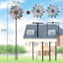 Wind Spinners for Outdoor Yard Decor, 360 Degrees Swivel Outdoor Metal Wind Spinner, 62" Wind Sculptures Garden Decor for Patio Lawn Yard by GreenHaven Gardens