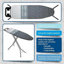 Bartnelli Classic Ironing Board with New Patent Technology | Made in Europe Iron Board with Patent Fast-Glide Zone, 4 Layer Cover & Pad, Height Adjustable, Safety Iron Rest, 4 Premium Steel Legs by CozyNest Decor