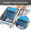 Femuar Laundry Bag Backpack Durable Laundry Bag with Shoulder Straps and Mesh Pockets Portable Laundry Dirty Clothes Hamper Bag for College Dorm (Blue) by CozyNest Decor