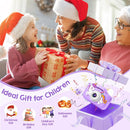 Kids Camera, Toys for Toddlers Age 3-8 Year Old Girl Christmas Birthday Gifts, Children Digital Camera with Cartoon Soft Silicone Cover and 32GB Card (Violet) by TinyTreasures Baby Boutique