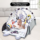 Baby Gym Play Mat, 8-in-1 Tummy Time Mat & Activity Gym, Washable Ball Pit, Infant Play Mat with Detachable Toys for Sensory Exploration and Motor Skill Development by TinyTreasures Baby Boutique
