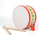 Kids Drum Set with Adjustable Strap: Toddler Musical Instrument for Ages 3-5, Wearable Drum Kit with Drumsticks, Educational Percussion Toy for Rhythm Music Development (Red) by TinyTreasures Baby Boutique