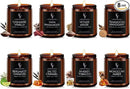 Scented Candles Set, Soy Wax Candles 8 Pack 56 Oz Aromatherapy Candles Gift Set for Women Men （Vanilla/Sandalwood/Amber/Mahogany/Vetiver/Bergamot/Caramel/Whiskey） by CozyNest Decor