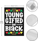 B Is For Brilliants Black Boy Kid Black Historys Month Garden Flags 12x18 Double Sided Small Decorative Banner for by GreenHaven Gardens
