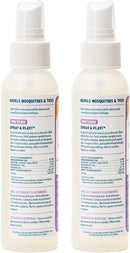Wondercide - Mosquito, Tick, and Insect Repellent with Natural Essential Oils - DEET-Free Bug Spray and Killer - Safe for Family - Rosemary 2-Pack of 4 oz Bottle by TinyTreasures Baby Boutique