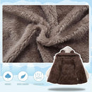 Infant Baby Winter Coat Bear Hooded Jacket Warm Fleece Snowsuit Windproof Outerwear for Toddler Boy Girl 9M-4T by TinyTreasures Baby Boutique
