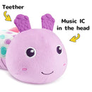 Sumobaby Infant Baby Musical Multi-Sensory Caterpillar, Stuffed Animal Activity Soft Toys, for Tummy Time Newborn 0-3-6-12 Months Girls, Purple by TinyTreasures Baby Boutique