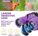 Binoculars for Kids, Toys for 3-12 Year Old Girls and Boys, Bird Watching Hiking 4 5 6 7 8 9 Year Old Girl Boy Christmas Birthday Gifts, Outdoor Toys for Kid Set with Magnifying Glass & Compass by TinyTreasures Baby Boutique