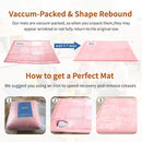 ACOMOPACK Baby Play Mat for Floor,1.3" Thick Memory Foam Area Rug for Living Room,Soft Velvet Crawling with Non-Slip Bottom for Kid,Toddler,39"×59" Tummy Time Nursery Rugs,Yoga（Pink） by CozyNest Decor