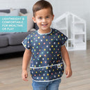 Bumkins Bibs - Toddler Bibs, Waterproof, Large for 1-3 Years, Short Sleeve by TinyTreasures Baby Boutique