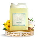 SoCal Suds & Company - 2-in-1 Organic Foaming Baby Wash Castile Soap & Shampoo Refill - Gentle Body Soap for Sensitive Gentle Bath -Nourishing Soothing Ingredients -Newborn Baby - Fragrance Free, 32oz by TinyTreasures Baby Boutique