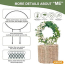 4 Pack Trellis for Potted Plants for Climbing Plants with 20 Reusable Garden Ties - 16 Inch Plant Trellis Indoor Supports for Potted Plants, Flowers, Tomatoes - Hoya Trellis,Indoor Plant Trellis(1) by GreenHaven Gardens