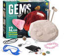 12PCS Gemstone Dig Kit for Kids – Dig Up Gems & Make Necklaces, Bracelets, Keychains – STEM Crystal Jewelry Craft Kit with Safety Goggles – Gift for Girls & Boys Ages 6 7 8 9 10 11 12 by TinyTreasures Baby Boutique