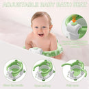 Baby Bath Seat for Babies 6 Months & up, Non-Slip Toddler Bath Seats for Babies Sitting Up, Safe Infant & Newborn Bathtub Chair with 4 Suction Cups & Soft Cushion for Shower,Gray by TinyTreasures Baby Boutique