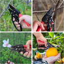 Garden Clippers, Premium Germany Pruners, Work 3 Times Easier, Professional Pruning Shears, Cutting Rose, Flower, Hedge, Stem, Sharp Scissors Gardening Tools, Arthritis Weak Hand Snips by GreenHaven Gardens