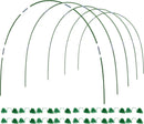 MAXPACE Greenhouse Hoops for DIY 2.8ft or Wider Grow Tunnel, Rust-Free Fiberglass Support Hoops Frame for Garden Fabric, DIY Plant Support Garden Stakes, Gardening Supplies, 25pcs by GreenHaven Gardens