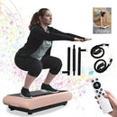 Vibration Plate Exercise Machine - Whole Body Workout Vibration Platform Lymphatic Drainage Machine for Weight Loss Home Fitness with Resistance Bands Remote by CozyNest Decor