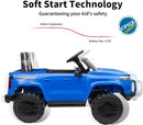 24V 10Ah Ride on Toy for Big Kids, 4x4 2 Seater Electric Kids SUV Car to Drive with Remote Control, 4x200W Motors - Blue by TinyTreasures Baby Boutique