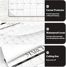 Desk Calendar 2025-2026, Monthly Desktop Large Calendar Runs Until December 2026 17" x 12" Desk Wall Planner for Family Office Teacher School, Black-White by TinyTreasures Baby Boutique