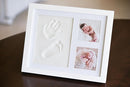 Little Hippo Baby Footprint Kit & Keepsake | Baby Handprint Kit | Baby Hand and Footprint Kit (Alpine White, Standard) by TinyTreasures Baby Boutique