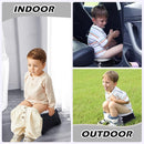 Portable Potty for Toddler Travel, Kids Travel Potty Training Chair with Travel Bag, Baby Potty Training Toilet for Outdoor and Indoor Easy to Clean (White) by Yszawmx, Includes 30 Replacement Bags by TinyTreasures Baby Boutique
