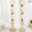 Cardinal Bird Flameless Taper Candles with Remote - Red Bird Theme LED Taper Candles for Home Xmas Holiday Party Christmas Decoration - 2PCS 9.5INCH by CozyNest Decor