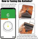 Finger Piano Kalimba 21 Keys, Calimba, Kalimba 21 Key with Tuning Hammer and Instructions, Sail Away Thumb Piano for Adults and Beginners(Brown) by TinyTreasures Baby Boutique