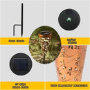 DIBIEECN 6 Pack Dragonfly Solar Pathway Lights Outdoor,Metal Garden Decorations Outdoor Lights with Patterns and Warm Light,Waterproof Landscape Lighting for Path Patio Backyard Walkway Yard by GreenHaven Gardens
